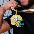 Giant Green Bay Packers Official NFL Helmet Pendant